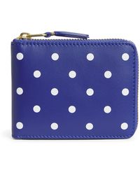 Comme des Garçons - Leather Polka-Dot Zipped Wallet - Lyst