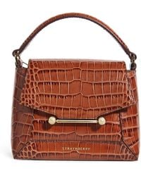 Strathberry - Nano Leather Mosaic Top-Handle Bag - Lyst