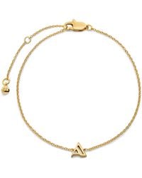 Monica Vinader - A Initial Chain Bracelet - Lyst