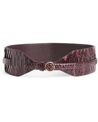 Alaïa - Wide Leather Belt - Lyst