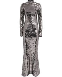 GOOD AMERICAN - Sequin-embellished Maxi Dress - Lyst
