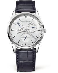 Jaeger-lecoultre - Stainless Steel Master Ultra Thin Réserve De Marche Watch - Lyst