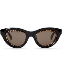 Loewe - Acetate Mini Cat Eye Anagram Sunglasses - Lyst
