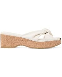 Jimmy Choo - Avenue 50 Leather Mules - Lyst