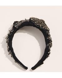 Jennifer Behr - Satin Embellished Scarlette Headband - Lyst