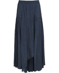 Maje - Asymmetric Midi Skirt - Lyst