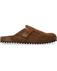 Officine Creative - Suede Agora Mules - Lyst
