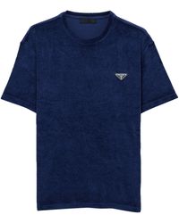 Prada - Terry Towelling T-Shirt - Lyst