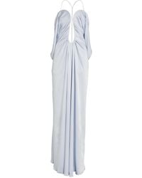 Victoria Beckham - Frame-detail Cut-out Maxi Dress - Lyst