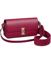 Cartier - Leather C De East-West Shoulder Bag - Lyst