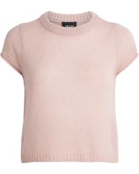 ME+EM - Wool-Cashmere-Silk T-Shirt Sweater - Lyst