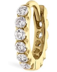 Maria Tash - Invisible Set Diamond Eternity Hoop Earring - Lyst
