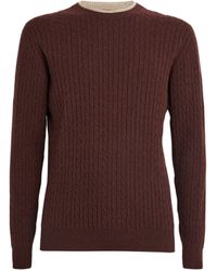 Johnstons of Elgin - Cashmere Cable-knit Sweater - Lyst