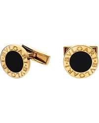 BVLGARI - And Onyx Cufflinks - Lyst