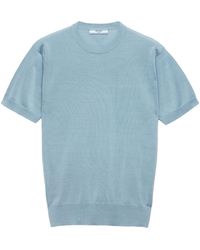 Prada - Cotton Short-Sleeve Sweater - Lyst