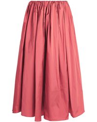 Abadia - Pleated Bodice Maxi Dress - Lyst