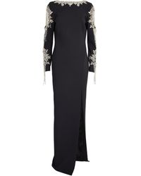 Pamella Roland - Crystal-embellished Cut-out Gown - Lyst