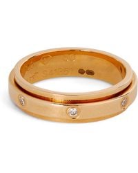 Piaget - Rose Gold And 7 Diamonds Possession Wedding Ring - Lyst