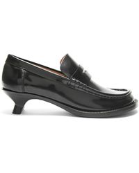 Loewe - Leather Campo Loafers 40 - Lyst