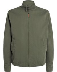Vince - Cotton-Linen Bomber Jacket - Lyst