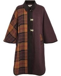 Barbour - Wool-Cotton Elva Cape - Lyst