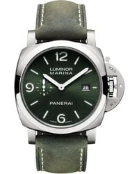 Panerai - Brushed Titanium Luminor Marina Watch - Lyst