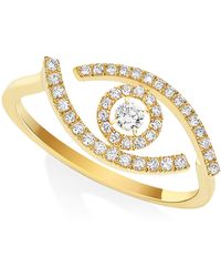 Messika - Lucky Eye And Diamond Ring - Lyst