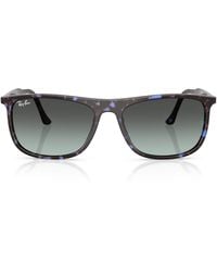 Ray-Ban - Rb2216 Rectangle Sunglasses - Lyst