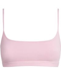 Skims - Stretch-Cotton Everyday Scoop Bralette - Lyst