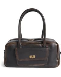 Sandro - Leather Ezmehralda Top-Handle Bag - Lyst