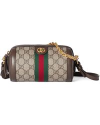 Gucci - Mini Gg Supreme Ophidia Shoulder Bag - Lyst