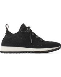Jimmy Choo - Veles Knitted Glitter Sneakers - Lyst