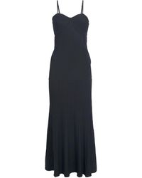 Sandro - Bustier Knitted Midi Dress - Lyst