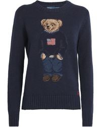 Polo Ralph Lauren - Polo Bear Cotton-linen Sweater - Lyst