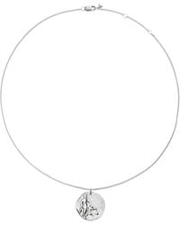 Monica Vinader - Sterling Libra Zodiac Necklace - Lyst