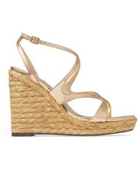 Jimmy Choo - Ayla 110 Wedge Sandals - Lyst