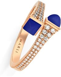 Marli New York - Diamond And Lapis Lazuli Cleo Ring - Lyst