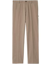 Burberry - Chinos Tapered Pants - Lyst