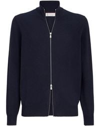 Brunello Cucinelli - Cashmere Zip-Up Cardigan - Lyst