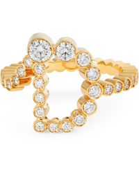 Sophie Bille Brahe - Yellow Gold And Diamond Ensemble 'd' Ring - Lyst