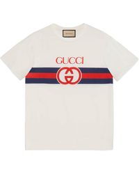 Gucci - Interlocking G T-shirt - Lyst