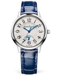 Jaeger-lecoultre - Medium Stainless Steel And Diamond Rendez-vous Night & Day Watch 34mm - Lyst