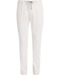 Eleventy - Corduroy Drawstring Straight Trousers - Lyst