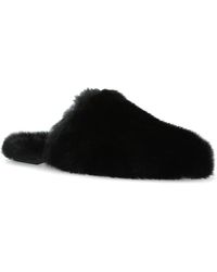 Max Mara Edereh Fur Mules - Black