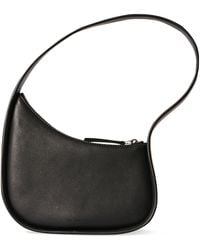 The Row - Leather Half Moon Shoulder Bag - Lyst