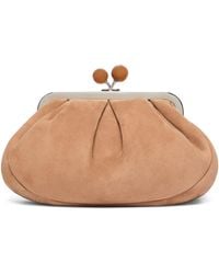 Weekend by Maxmara - Suede Pasticcino Clutch Bag - Lyst