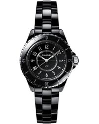 Chanel - Ceramic And Steel J12 Watch 33mm - Lyst