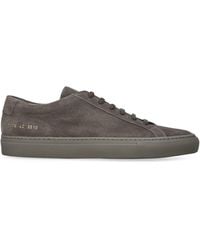 Common Projects - Suede Achilles 2.0 Sneakers - Lyst