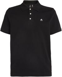 Moose Knuckles - Cotton Pique Logo Polo Shirt - Lyst