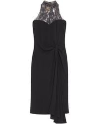 Valentino - Silk Georgette Midi Dress - Lyst